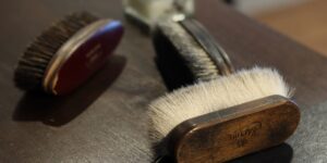 靴磨き　作業道具